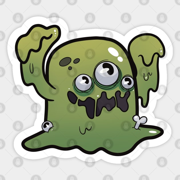 Blobby Sticker by Creepies